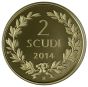 2 Scudi oro "150° ann. prima emissione di monete"
