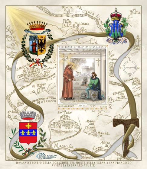 800th ann. of La Verna donation to St Francis