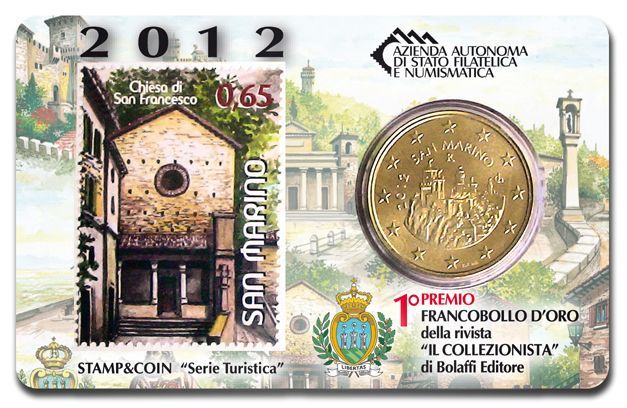Stamp & Coincard "Chiesa di San Francesco"