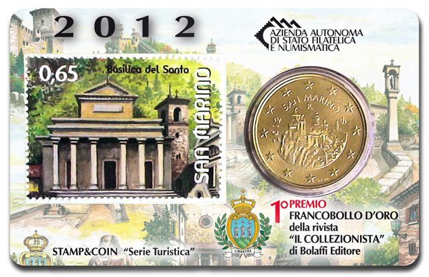 Stamp & Coincard "Basilica of the Saint"