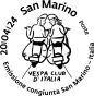 San Marino-Italy joint issue - Vespa Club Italia