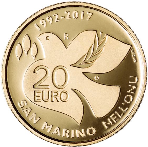 20 E 50 Euro Oro 25 Ann San Marino All ONU Divisione Filatelica 20-e-50-euro-oro-25-ann-san-marino-all-onu-divisione-filatelica