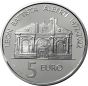 5 euro argento proof Leon Battista Alberti rovescio