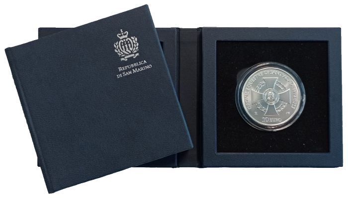 Moneta da EUR10,00 Argento FDC "Centenario dell’istituzione dell’Ordine Equestre di Sant’Agata"