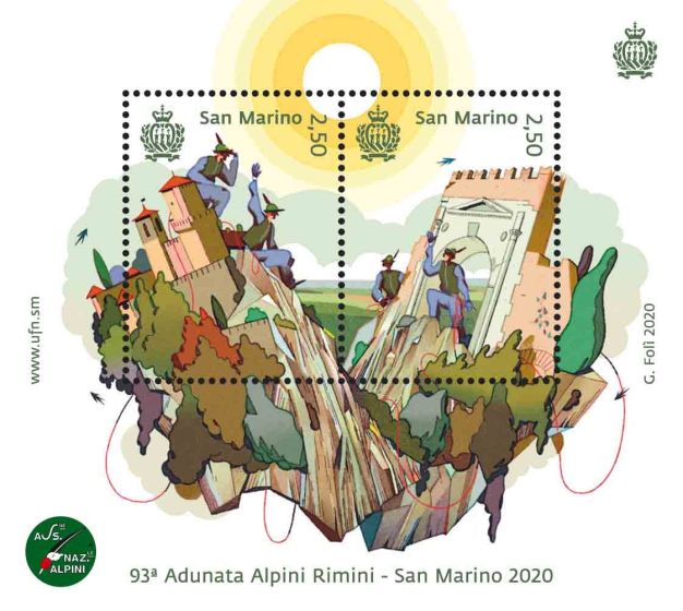 Alpini 2020 foglietto