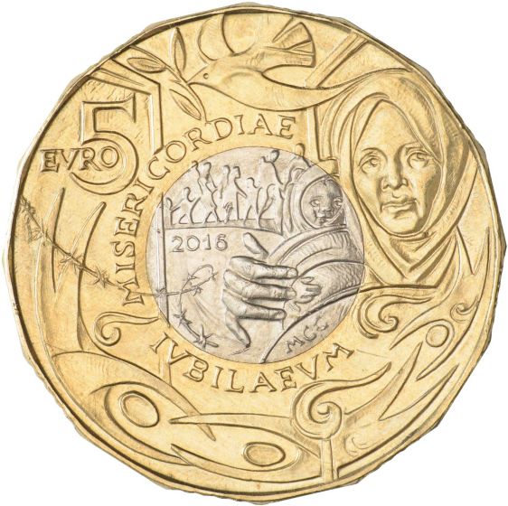 5 Euro "Giubileo della Misericordia"