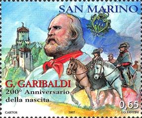 200° Anniversario nascita Giuseppe Garibaldi