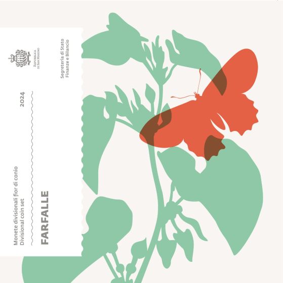 Divisionale fdc + 5 Euro 2024 9 pz.