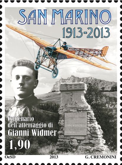 Centenario atterraggio Gianni Widmer