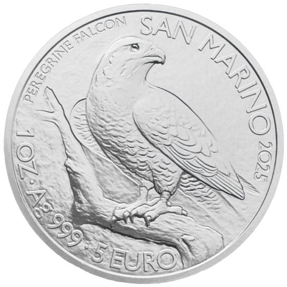 5 Euro da 1 oncia "Falco Pellegrino"