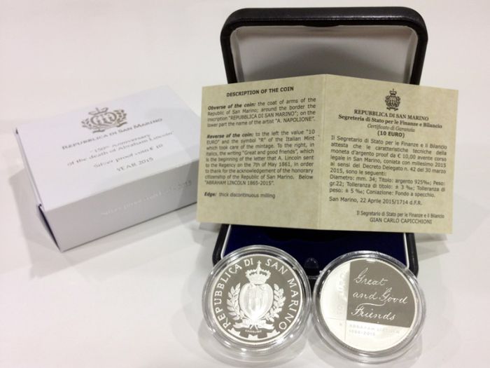 150 th Anniversary of the death of Abraham Lincoln