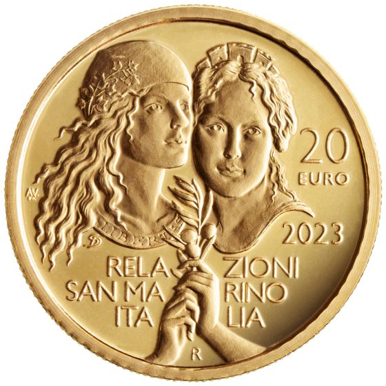 20 Euro gold "Relations San Marino and Italy"