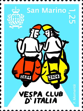 San Marino-Italy joint issue - Vespa Club Italia