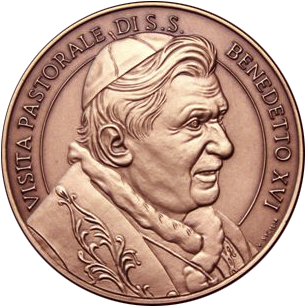 Medaglia "Visita del Santo Padre Benedetto XVI"