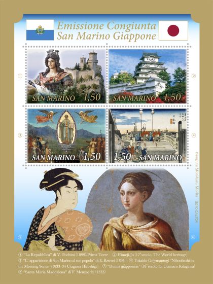 Joint issue San Marino - Japan