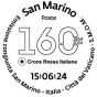 Joint issue San Marino - Italy - Vatican City - S.M.O.M. - 160th anniversary of the Italian Red Cross
