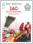 Joint issue San Marino - Italy - Vatican City - S.M.O.M. - 160th anniversary of the Italian Red Cross
