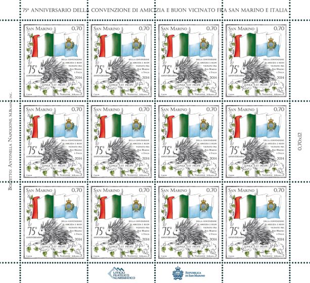 75° Anniv. Convenzione di Amicizia e Buon Vicinato tra RSM e Italia